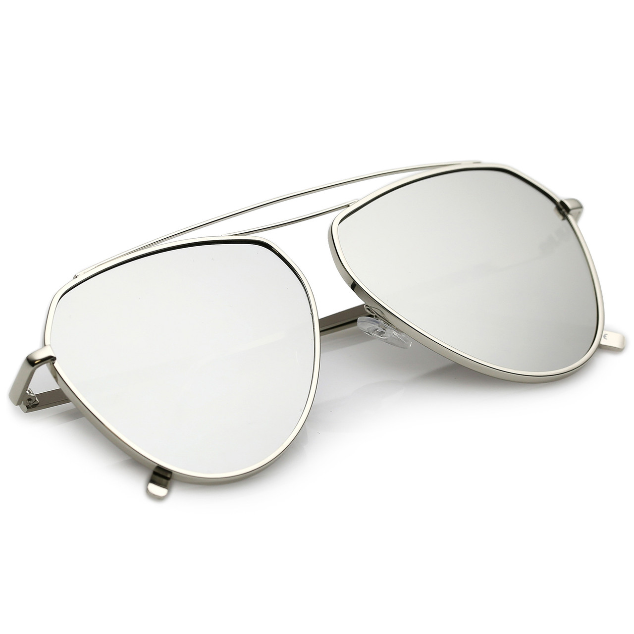 Crossbar Anti UV Metal Pilot Sunglasses #women, #men, #hats