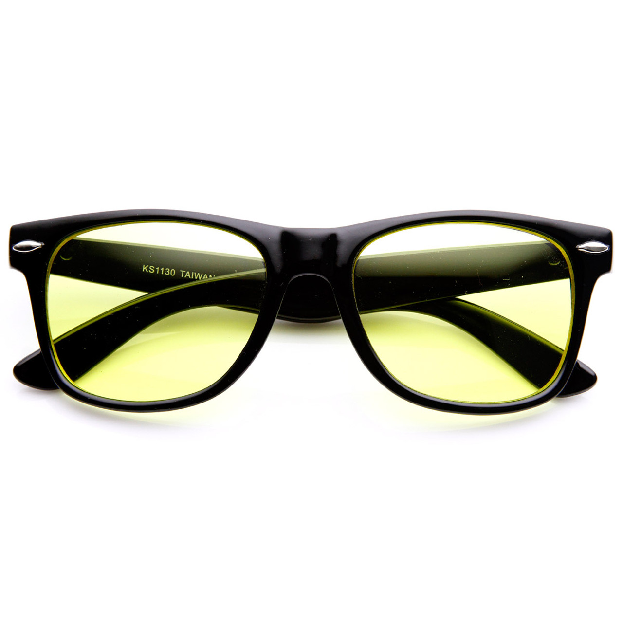 ★ MUUTO★ Tint Lense Horn Rimmed YLAB 10 C20 MUY10C20 Rare Color Tinted Lens Classic Horn Rimmed Sunglasses
