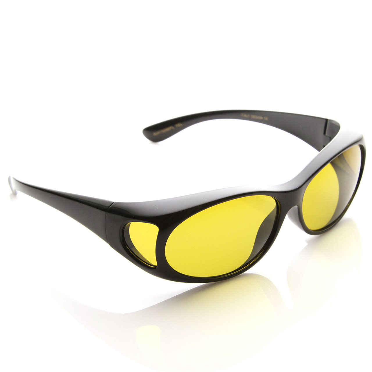 Polarized Overlap Cover Fit On Full Protection Anti-Glare Sunglasses