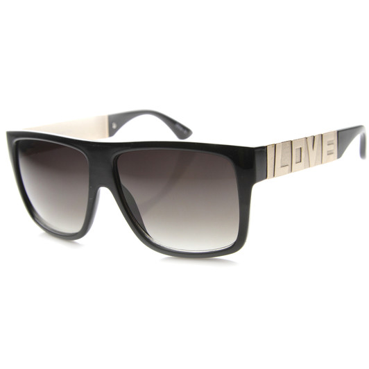 Unisex Square Sunglasses With UV400 Protected Gradient Lens