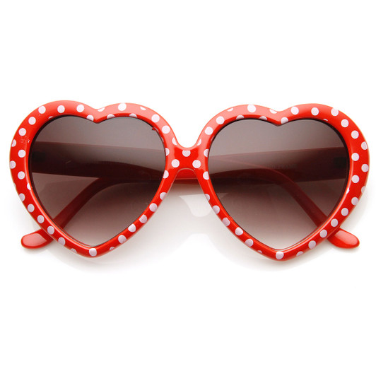 Heart Party Extra Large Sunglasses - Frontier Fashion, Inc.