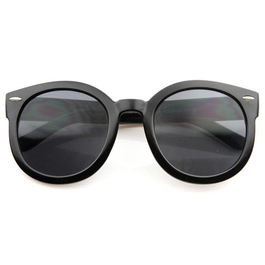 Designer Inspired Mod Fashion Oversized P3 Shaped Round Circle Sunglasses