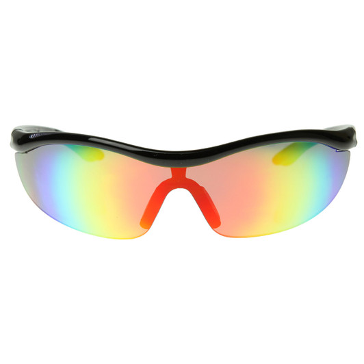 Shatterproof Durable TR90 Half Jacket Shield Sports Sunglasses