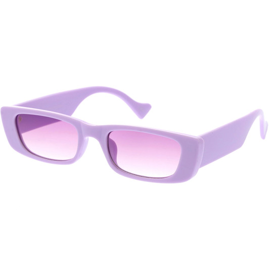 Colorful Pastel Retro-Inspired Chunky Square Sunglasses 50mm