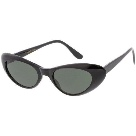 True Vintage Cat Eye Sunglasses Neutral Colored Lens 48mm