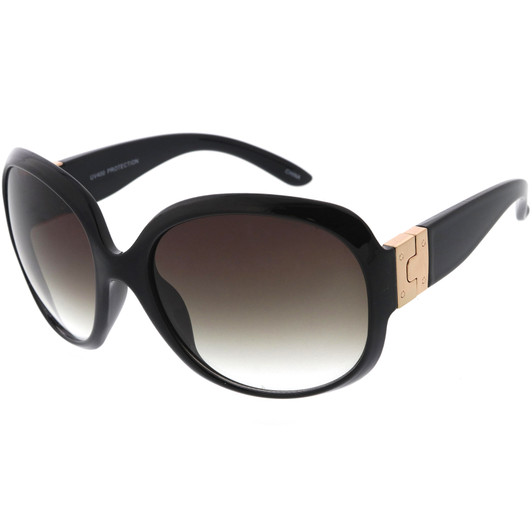 Oversized Neutral Colored Lens Oversize Sunglasses 61mm