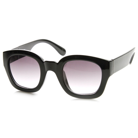 Bold Rim Thick Frame Retro Square Frame Sunglasses