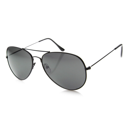Classic Full Metal Teardrop Pilot Wire Frame Standard Aviator Sunglasses 58mm