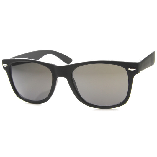 Mens Horn Rimmed Sunglasses With UV400 Protected Composite Lens