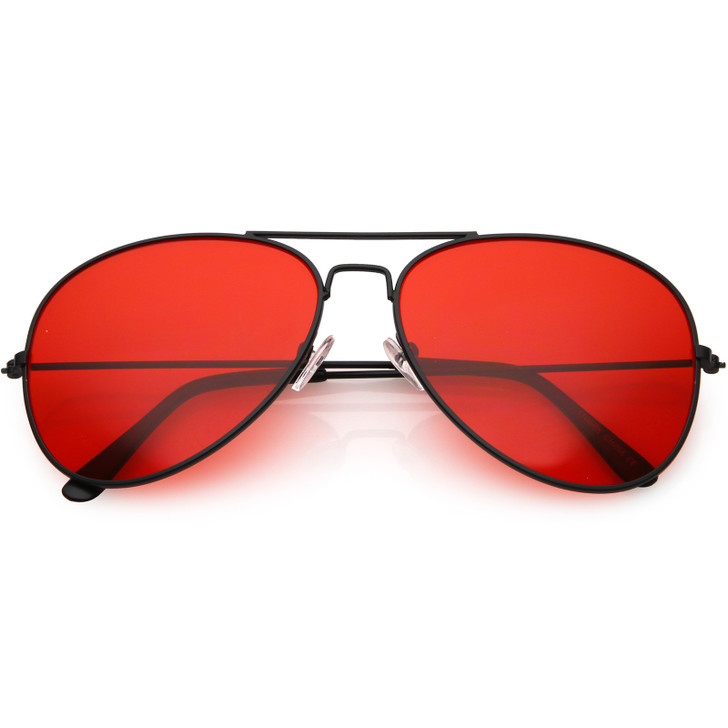 Red Teashades Sunglasses With Gold Round Frame UV400 Protection SP012 - Etsy