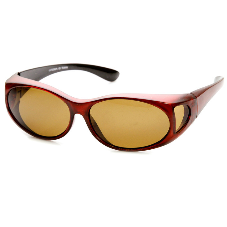Polarized Cover Fit On Overlap Full Protection Sunglasses