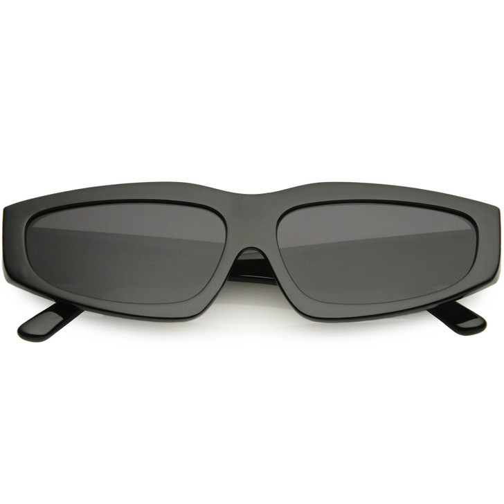 Snowbee Spectre Retro Full Frame Sunglasses - Black & Grey / Smoke