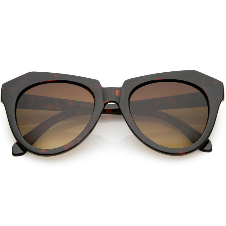 Oversize Fashion Geometric Cat Eye Sunglasses For Women