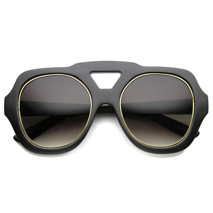 Unisex Oversized Sunglasses With UV400 Protected Composite Lens