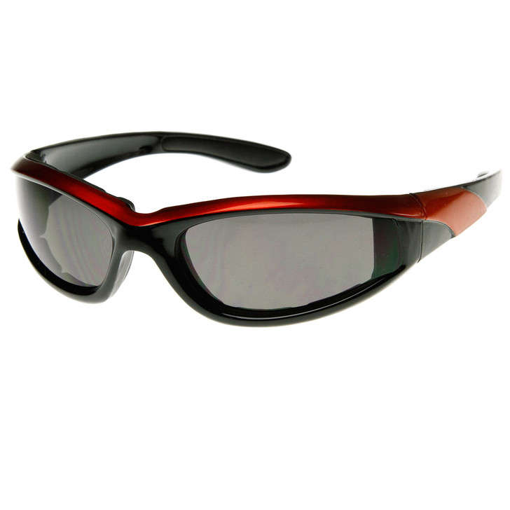 Shatterproof Two-Tone Color High Quality Sports Sunglasses