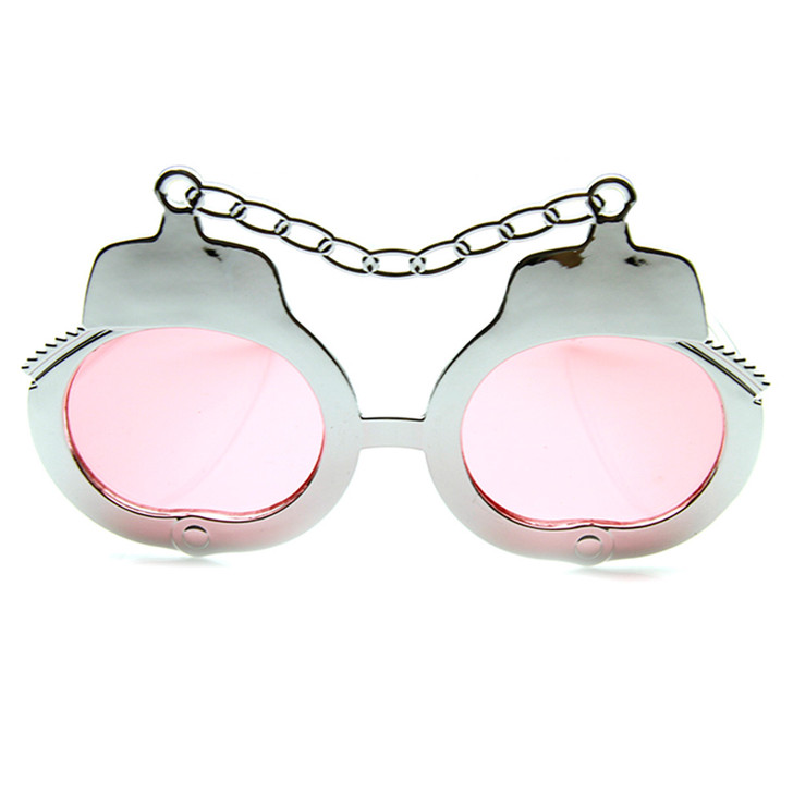 Metallic Handcuff Cuffs Bachelorette Wedding Party Sunglasses