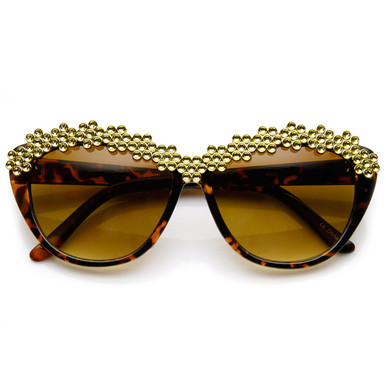 Glam Cat Eye Jeweled Sunglasses – Oversized Gold Rhinestone Statement Shades $_12.JPG?set_id=880000500F main image 3
