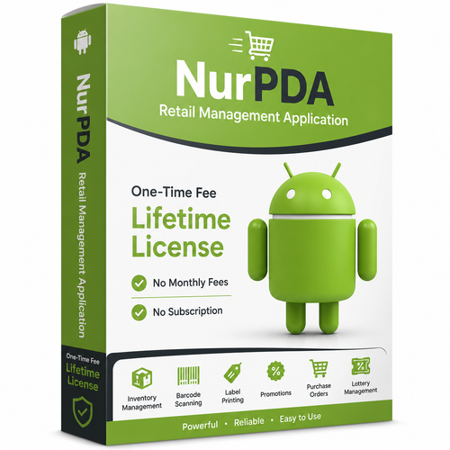 NurPDA Retail Management Software for PC America CRE | Inventory, Labels & Lottery