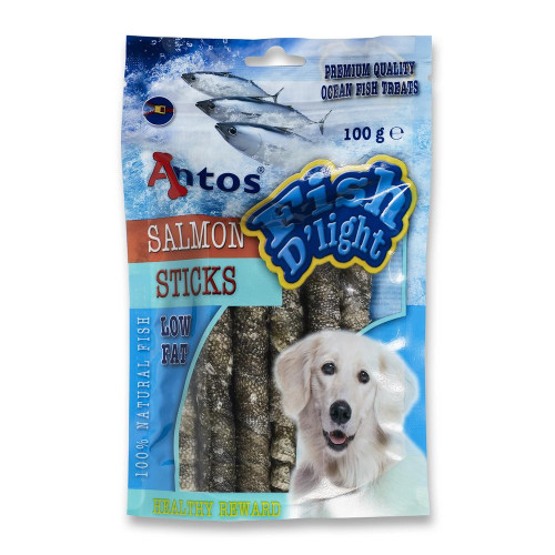 Salmon skin sticks 100g