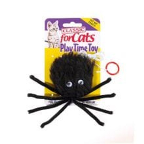 Spider cat toy