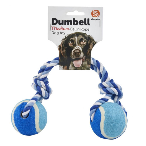 Sharples dumbell rope toy