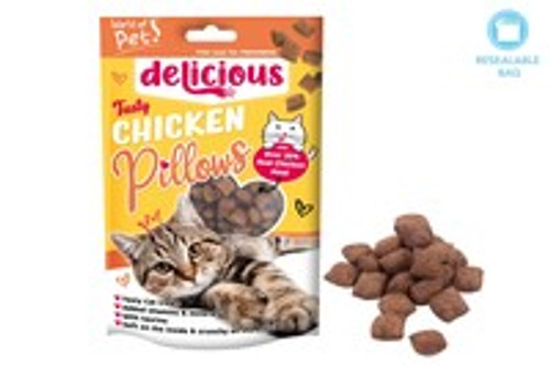Tasty Chicken Pillows for Cats 80g