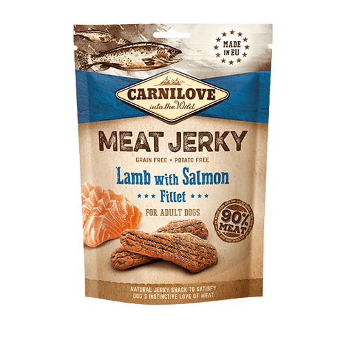 Carnilove Lamb with Salmon Fillet Meat Jerky