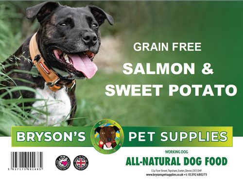 Bryson's Salmon & Sweet Potato Grain Free Dog Food