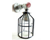 Mason jar Wall Sconce Industrial Pipe - Galvanized Bathroom vanity lighting, proch light, garage light