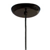 Black ceiling canopy