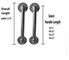 Choose Length of Bar desired- ( bend to bend)  not overall length