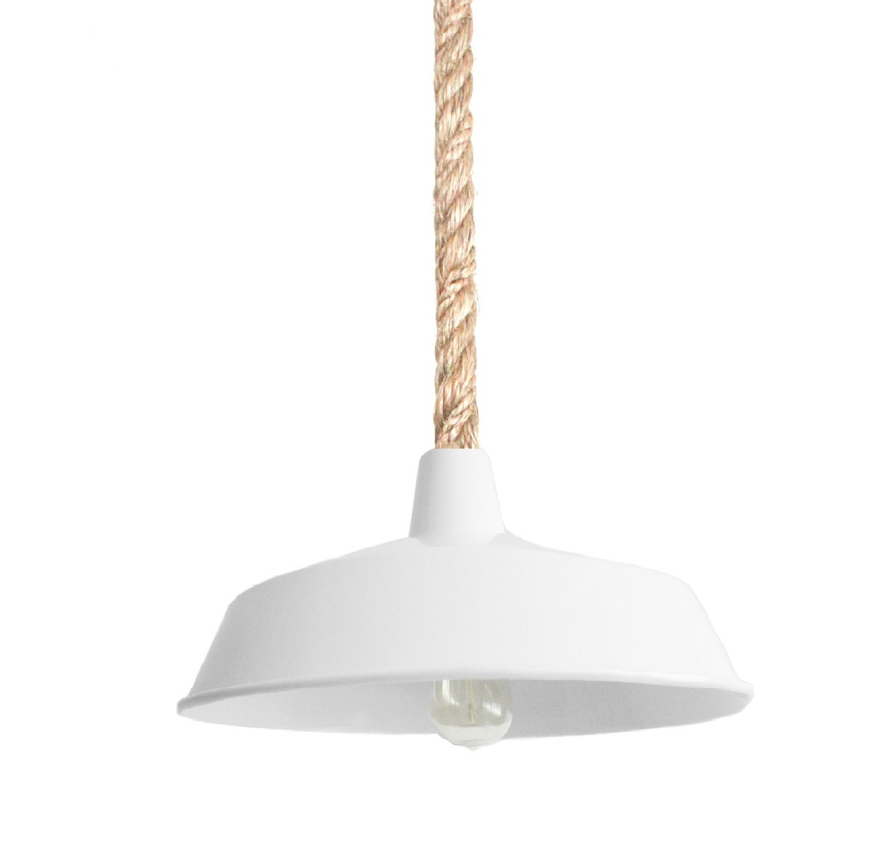 Jute Twine Rope An Industrial Farmhouse Rustic Light Fixture