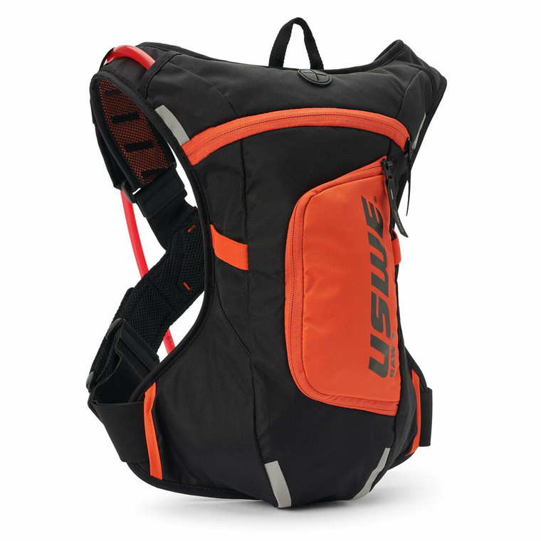 USWE MOTO HYDRO 4 BLK/FTRY ORNG 3L ELITE PNP HYDRATION PACK