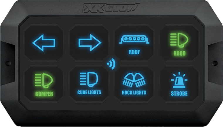 XK GLOW XKCOMMAND SWITCH PANEL