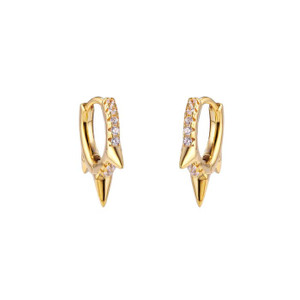 Spikes mini hoops huggies