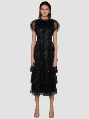 Amy Lynn Black Tie Shimmering Dress