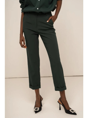 Garance olive tailored pants