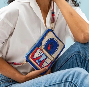 Sardines beaded bag