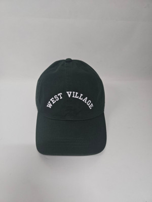 West Village green cap hat