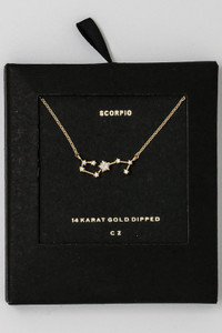 Scorpio Zodiac Constellation Necklace