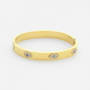 Gold Evil eye bracelet Gold Evil eye bracelet