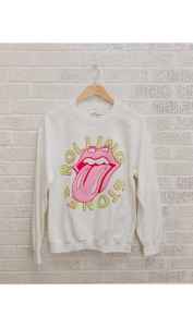 Original Rolling  Stones neon sweatshirt 