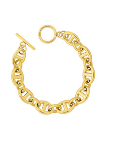 Mariner chain link Gold plated bracelet  Mariner chain link Gold plated bracelet