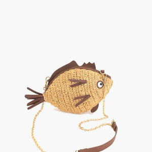 Fish raffia bag Fish raffia bag
