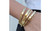 Gold plated Buckle Bangle