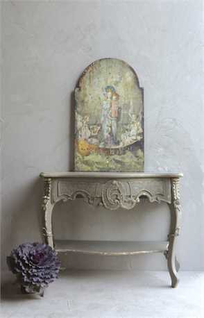 Virgin and the Child Wood Decoupage Print