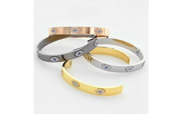 Gold Evil eye bracelet