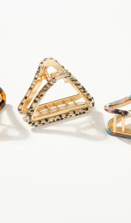 Triangle Hair Clips