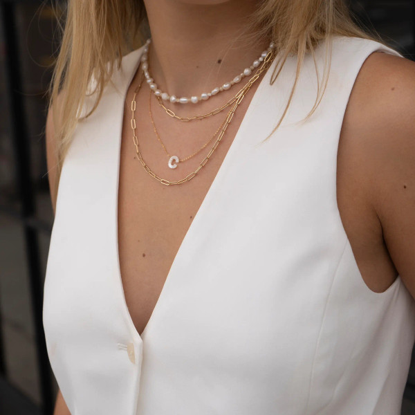 Lena fresh water pearl necklace 