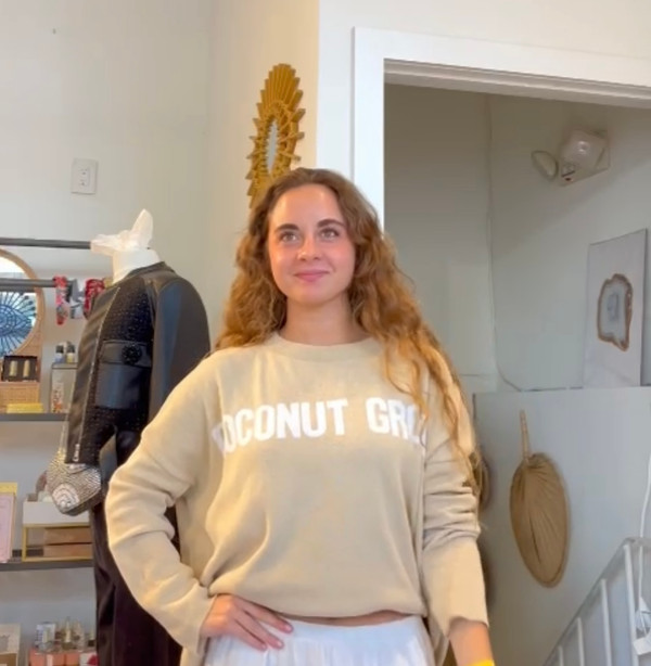 Coconut Grove cotton sweater